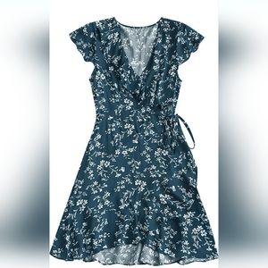 2/$25 Summer Floral Wrap Dress